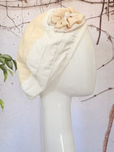 Embellished Hat - Size #2 Cream Detail
