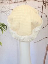 Embellished Hat - Size #2 Cream Detail
