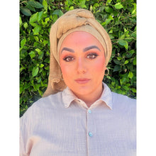 The Lived-In Headwrap - Wheat-Long wrap-The Little Tichel Lady