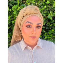 The Lived-In Headwrap - Wheat-Long wrap-The Little Tichel Lady