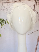 Embellished Hat - Size #2 Off-White Bow