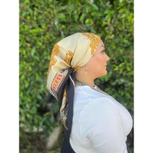 Dior Authentic Designer Headscarf, Baroque Print-Designer headscarf-The Little Tichel Lady