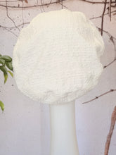 Embellished Hat - Size #2 Off-White Bow