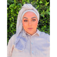 The Lived-In Headwrap - Stone-Long Wrap-The Little Tichel Lady