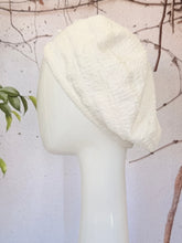 Embellished Hat - Size #2 Off-White Bow