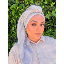 The Lived-In Headwrap - Stone-Long Wrap-The Little Tichel Lady