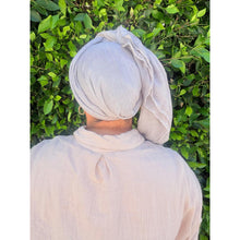 The Lived-In Headwrap - Stone-Long Wrap-The Little Tichel Lady