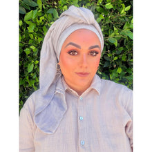 The Lived-In Headwrap - Stone-Long Wrap-The Little Tichel Lady