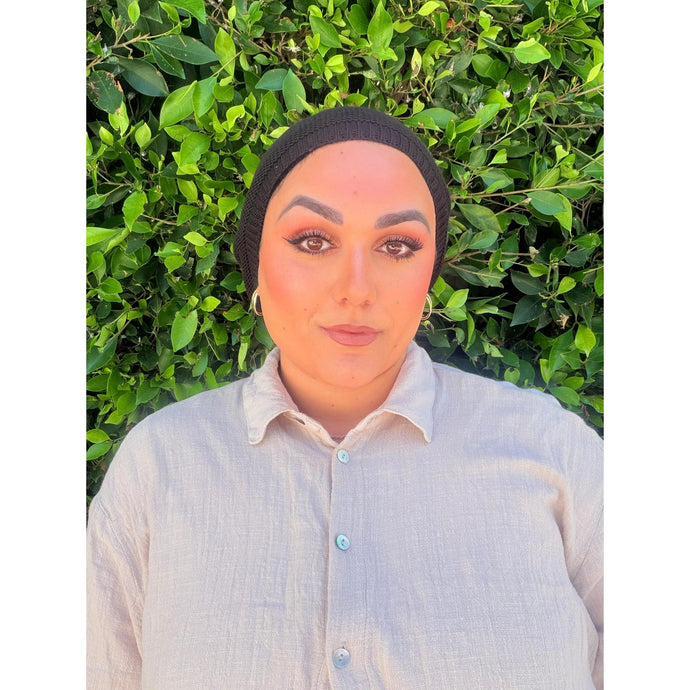 The Barely-There Beret - Black-Beret-The Little Tichel Lady