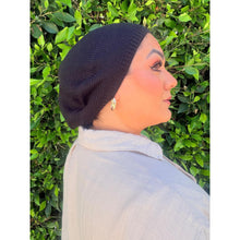 The Barely-There Beret - Black-Beret-The Little Tichel Lady