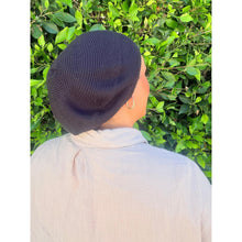 The Barely-There Beret - Black-Beret-The Little Tichel Lady