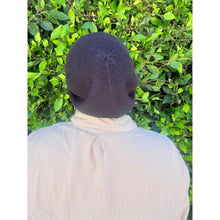 The Barely-There Beret - Black-Beret-The Little Tichel Lady