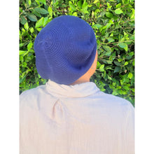 The Barely-There Beret - Navy-Beret-The Little Tichel Lady