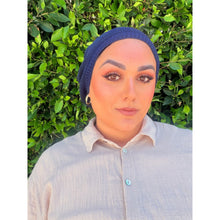 The Barely-There Beret - Navy-Beret-The Little Tichel Lady