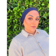The Barely-There Beret - Navy-Beret-The Little Tichel Lady