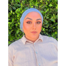 The Barely-There Beret - Blue-Beret-The Little Tichel Lady