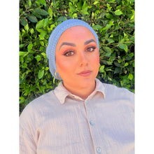 The Barely-There Beret - Blue-Beret-The Little Tichel Lady