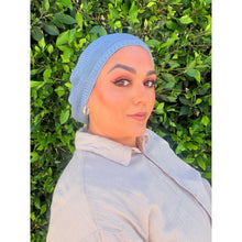 The Barely-There Beret - Blue-Beret-The Little Tichel Lady