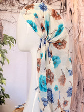 Open-Closed Back NON-SLIP Adjustable Pretied, w/ Tassel Details - White/Blue