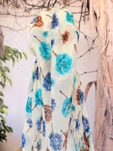 Open-Closed Back NON-SLIP Adjustable Pretied, w/ Tassel Details - White/Blue