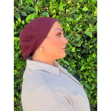 The Barely-There Beret - Burgundy-Beret-The Little Tichel Lady