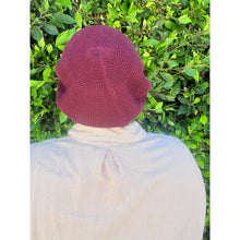 The Barely-There Beret - Burgundy-Beret-The Little Tichel Lady