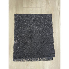 Luxe Black Lace Sequins Wrap-Long Wrap-The Little Tichel Lady