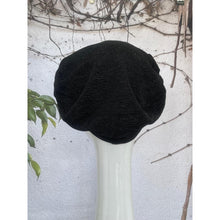 Embellished Hat - Size #1 Black Textured Bow-Hat-The Little Tichel Lady