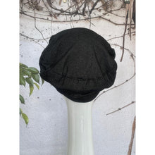 Embellished Hat - Size #1 Black Studded Bow Denim-Hat-The Little Tichel Lady