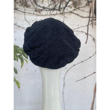 Embellished Hat - Size #1 Navy Shimmer Bow-Hat-The Little Tichel Lady