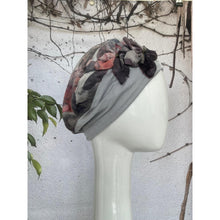 Embellished Hat - Size #1 Gray Watercolor-Hat-The Little Tichel Lady