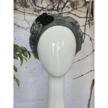 Embellished Hat - Size #1 Silver Metallic Glitter-Hat-The Little Tichel Lady