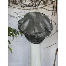 Embellished Hat - Size #1 Silver Metallic Glitter-Hat-The Little Tichel Lady