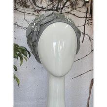 Embellished Hat - Size #1 Silver Sequins Bow-Hat-The Little Tichel Lady