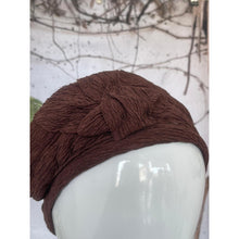 Embellished Hat - Size #1 Textured Brown-Hat-The Little Tichel Lady