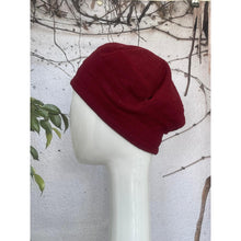 Embellished Hat - Size #1 Burgundy Bow-Hat-The Little Tichel Lady