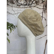 Embellished Hat - Size #1 Neutral Rosette-Hat-The Little Tichel Lady