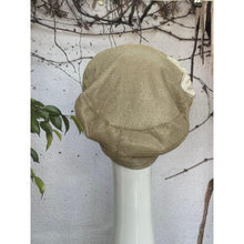 Embellished Hat - Size #1 Neutral Rosette-Hat-The Little Tichel Lady