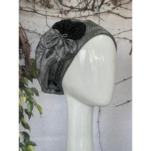 Embellished Hat - Size #2 Silver Metallic-Hat-The Little Tichel Lady