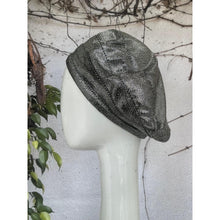 Embellished Hat - Size #2 Silver Metallic-Hat-The Little Tichel Lady