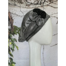 Embellished Hat - Size #2 Silver Metallic-Hat-The Little Tichel Lady