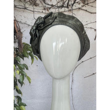 Embellished Hat - Size #2 Silver Metallic Bow-Hat-The Little Tichel Lady