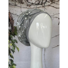 Embellished Hat - Size #2 Silver/Translucent Sequins-Hat-The Little Tichel Lady