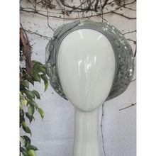 Embellished Hat - Size #2 Silver/Translucent Sequins-Hat-The Little Tichel Lady