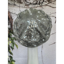 Embellished Hat - Size #2 Silver/Translucent Sequins-Hat-The Little Tichel Lady