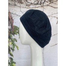 Embellished Hat - Size #2 Navy Shimmer Rosette-Hat-The Little Tichel Lady