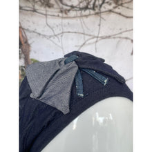 Embellished Hat - Size #2 Blue Denim Bow-Hat-The Little Tichel Lady