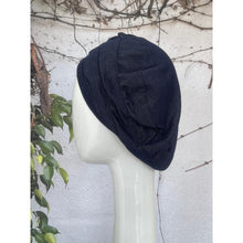 Embellished Hat - Size #2 Blue Denim Bow-Hat-The Little Tichel Lady