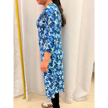 Girls Modest Swim Dress - Blue Camo Print, Sizes 4-18-dress-The Little Tichel Lady