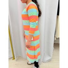 Girls Modest Swim Dress - Multi Stripes, Sizes 4-18-dress-The Little Tichel Lady